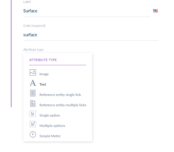 Simple Metric as new attribute type